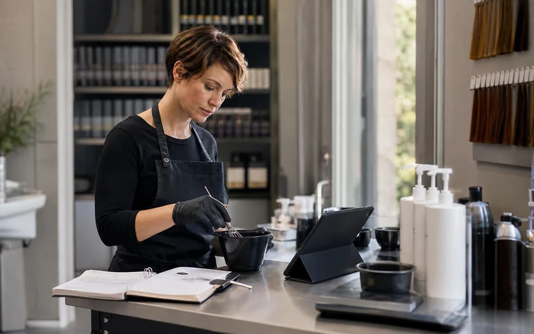 Praxisnahe Arbeitssituation zu Salonpreise kalkulieren und erhöhen: Kosten, Zeit und Kommunikation sauber verbinden in einem modernen deutschen Salon