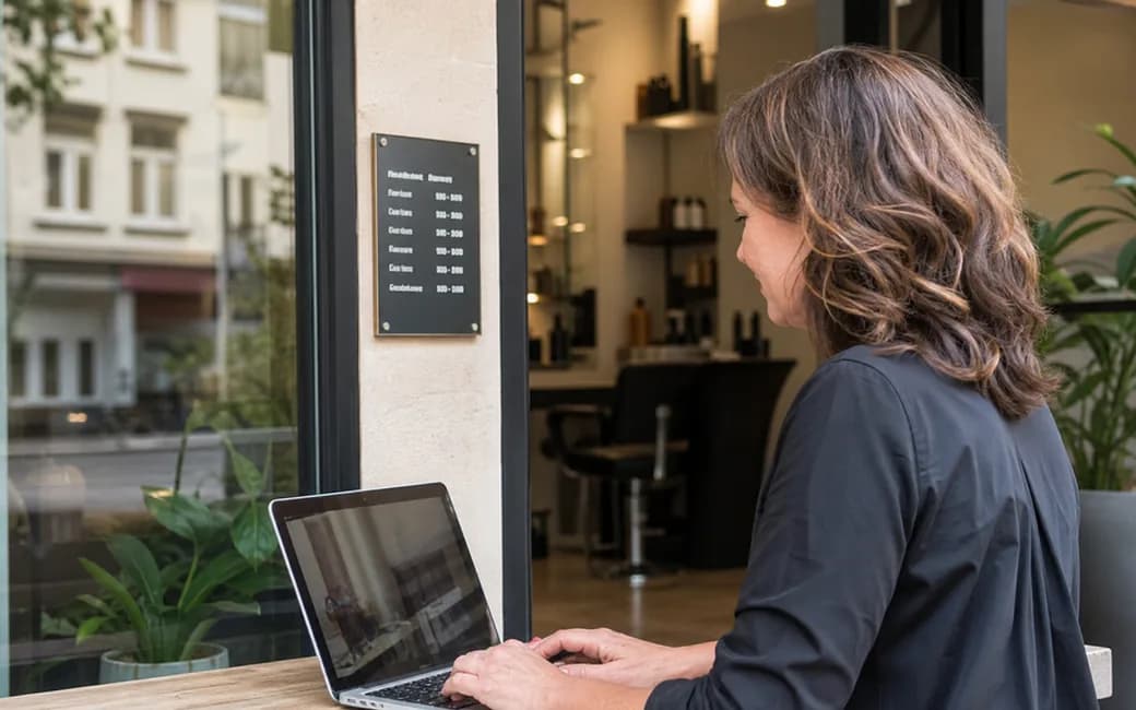 Praxisnahe Arbeitssituation zu Neukunden für den Salon gewinnen: lokale Sichtbarkeit ohne Marketing-Zickzack in einem modernen deutschen Salon